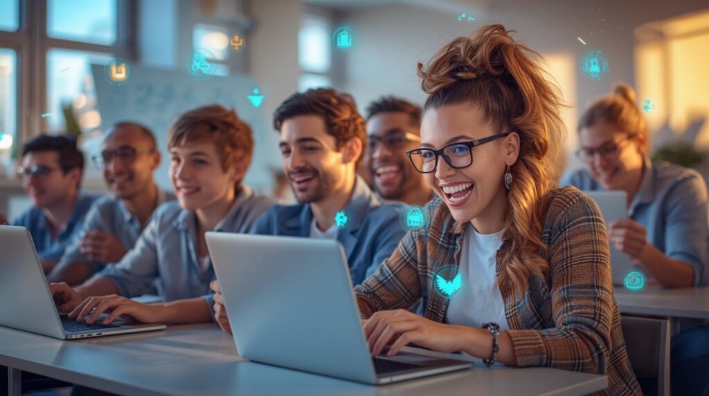 Top 10 Free AI Tools for Students in 2025 TakPost.com“Students Happyly Using AI Tools”